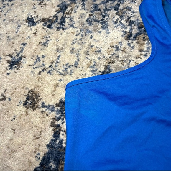Gymshark Serene Blue Racerback Sports Bra Size Medium - Picture 4 of 8